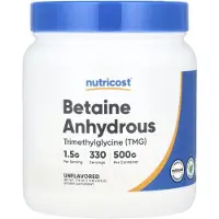 Nutricost - Vedetön betaiini (TMG) jauhe (500 g)