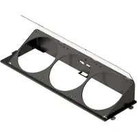Havn Viisto tuuletinkiinnike HS 420-koteloon, HS 420 Angled Bottom Fan Bracket, musta