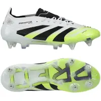 Adidas Predator Elite Sg Radiant Blaze - Valkoinen/musta/lucid Sitruuna - Pehmeä Nurmi (Sg), koko 41⅓