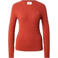 Gant Classic Cable Knit Sweater - Red - S