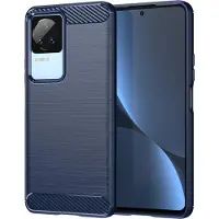 Hurtel Xiaomi Poco F4 5G -suojakuori, joustava silikonikotelo, sininen