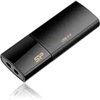 Silicon Power Blaze B05, 128 GB, USB A-tyyppi, 3.2 Gen 1 (3.1 Gen 1), Liuku, 9,2 g, Musta (SP128GBUF3B05V1K)