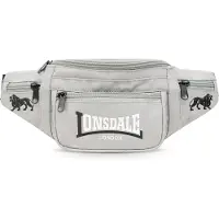 Lonsdale Vyölaukku 'Hip' vaaleanharmaa / musta / valkoinen