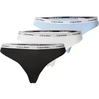 Calvin Klein Underwear Alushousut vaaleansininen / musta / valkoinen