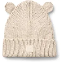 Liewood Gina Beanie Sandy Classic Navy 9-12 Months Beige 9-12 kuukautta Pojat, Tytöt