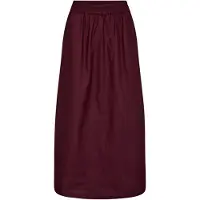 Numph Nujuny Long Skirt - Burgundy - 40
