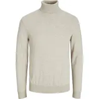 Jack & Jones Jjeemil Knit Roll Neck Noos - Grey - S
