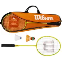 Wilson Junior Badminton Kit 2 Pcs, Sulkapallomaila