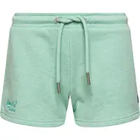 Superdry for woman. W7110286A Organic cotton knit shorts with logo Vintage Logo green (M), Casual, Sport, Sustainable
