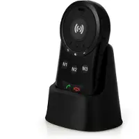 Fysic SOS-paniikkipainike GPS-seurannalla senioreille - Svart
