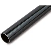 DIETZEL 25mm musta metalliasennusputki 3m - (3 metriä)