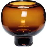 Hubsch Rue Vase - Brown - H24CM