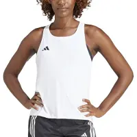 Adidas Adizero E Tank - White - S