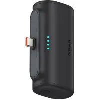 Baseus Nopeuslataus ulkoakusto OS-Compact Type-C Painos 5000mAh 20W Musta Klusteri