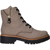 Rieker Ladies Mid Height Boots 72617-90 Multi - Beige - 36