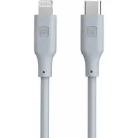 Evelatus SoftPower MFI Kaapeli USB-C to Lightning 1.2M 60W 3A Silikoni Musta
