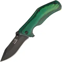 ELK RIDGE Linerlock Green A/O
