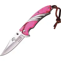 ELK RIDGE Linerlock A/O Carbon Fiber Pnk