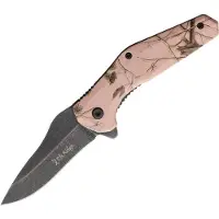 ELK RIDGE Camo Linerlock A/O Lt Pink