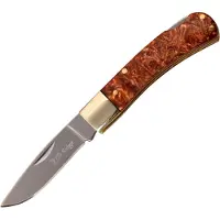 ELK RIDGE Lockback Brown Resin