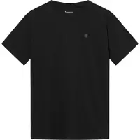 Knowledge cotton apparel Badge Core T-Shirt - Black - M