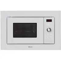 Gram IM 2611-90 W Kalusteisiin sijoitettava mikroaaltouuni, 20 L, 800 W, Grilli 1000 W, valkoinen