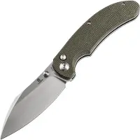 TENABLE KNIVES Nesstreet Button Lock Green