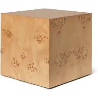 Ferm Living Burl Cube sivupöytä 40x40 cm Natural