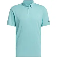 Adidas Golf Go-To Txt Polo - Blue - L