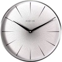 Nextime Seinäkello - - 2 sekuntia - Ø 40 cm - Metalli - Valkoinen