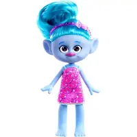 Trolls DreamWorks Trolls Band Together -elokuvan inspiroimat trendikk t Chenille-nuket kirkkailla hiuksilla ja asustelelut