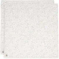 Jollein Musliiniviltti 115x115 cm 2-pack, Elephant Tales