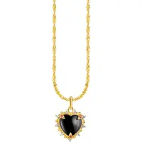 Thomas Sabo True Romance gold-plated Heart romance sydänkaulakoru KE2297-995-11-L45V