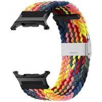 CaseOnline Punottu kellon ranneke Samsung Galaxy Watch 8 (44mm) - Rainbow