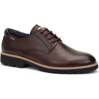 Pikolinos for man. M7D-4289 Dark brown Alarcon leather shoes (42), Flat, Laces, Casual