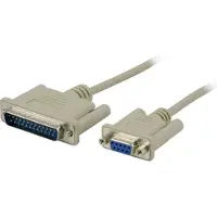 Deltaco – Modeemikaapeli DB9n-DB25u 3m (DEL-34)