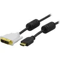 Deltaco HDMI - DVI-D kaapeli