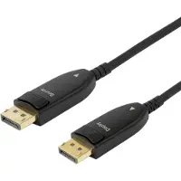 Deltaco Aktiivinen DisplayPort 1.4 -kaapeli, jossa 8K, 20 m, musta