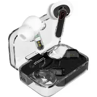 STREETZ Transparent True Wireless Earbuds -nappikuulokkeet, kaksi ENC-mikrofonia