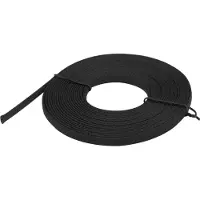 Deltaco – Nylon net cable tube OD6.0 mm, 5 m, black (LDR21)