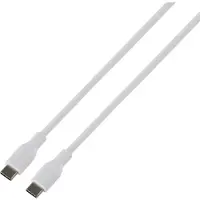 Deltaco USB-C Latauskaapeli 60W Silikoni - Valkoinen - 1,5m