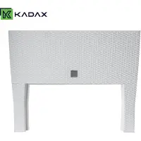 Kadax Kukkaruukkulaatikko 60 cm jaloissa, valkoinen