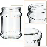 Hobby Hall Mason Jar lasipurkki, 500ml, 8 kpl