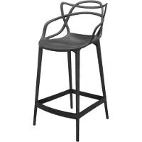 Kartell Masters baarituoli, musta