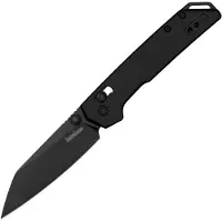 Kershaw Mini Iridium Reverse Tanto 2051RBLK Black D2, Black Aluminium, pocket knife