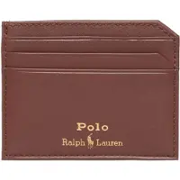 Ralph Lauren for man. 405963230002 Brown soft leather card holder (OSFA), Casual