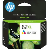 HP 62XL mustesuihkukasetti C2P07AE#ABE - Kolmivärinen - Mustesuihku