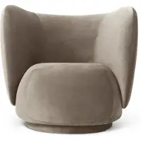 Ferm Living , Rico Lounge nojatuoli Rich Velvet - Beige