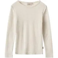 Wheat Wool T-Shirt L/S Alfie - Cream - 104