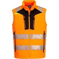 Portwest DX479 Hi-Vis Softshell oranssi/musta työliivi